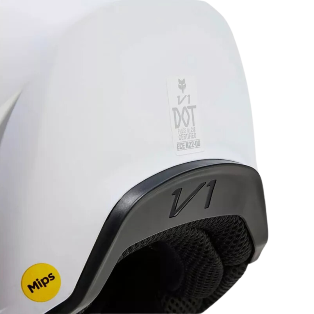 Casco FOX V1 Solid Blanco